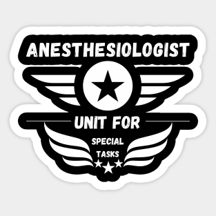 Anesthesiologist Unit for Special Tasks Sticker